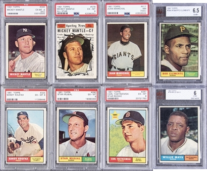 1961 Topps Complete Set (587)